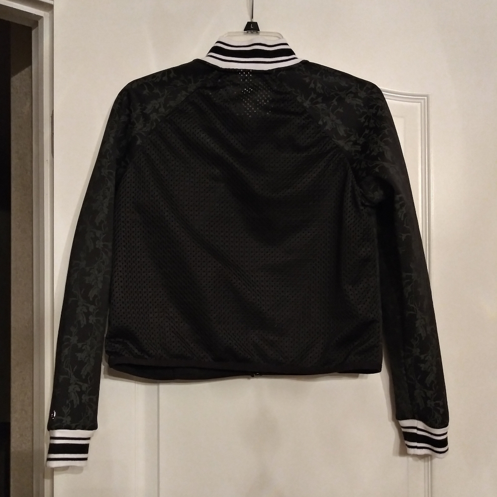 Fabletics Tia Bomber Mesh Jacket Size Medium - image 4